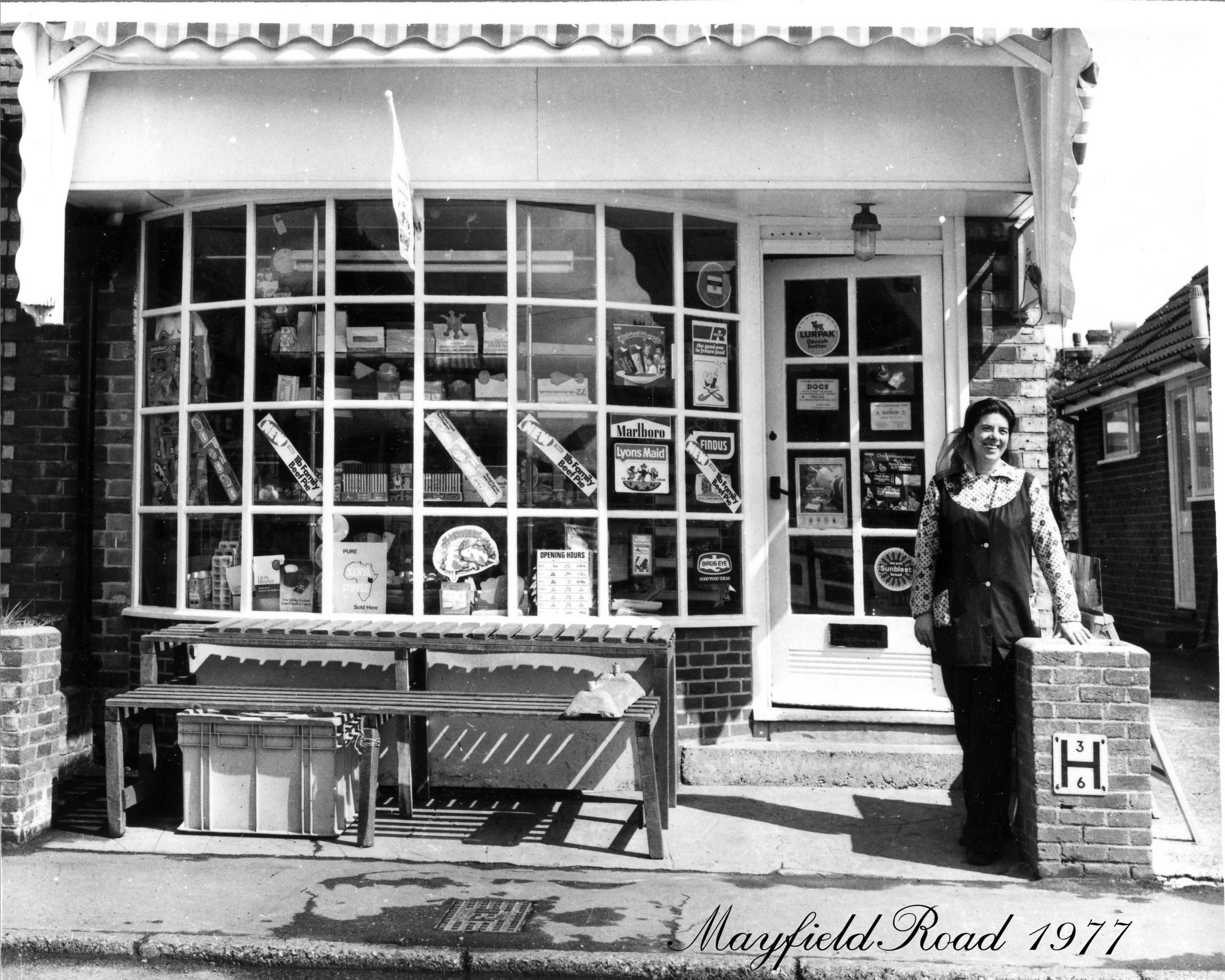 Lyminge Stores 1977, Mayfield Rd