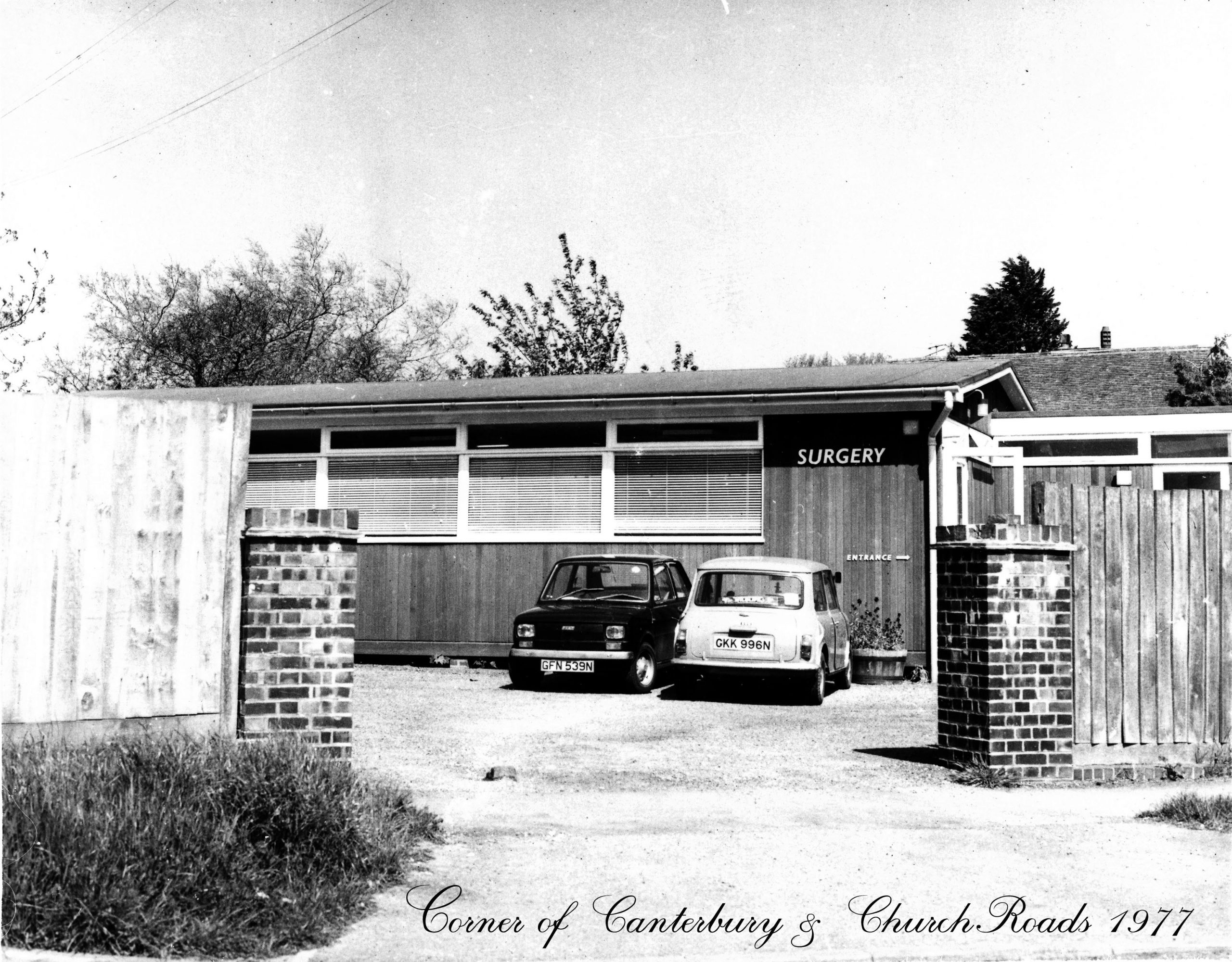 Surgery, 1977, Cnr Canterbury and Church Rd