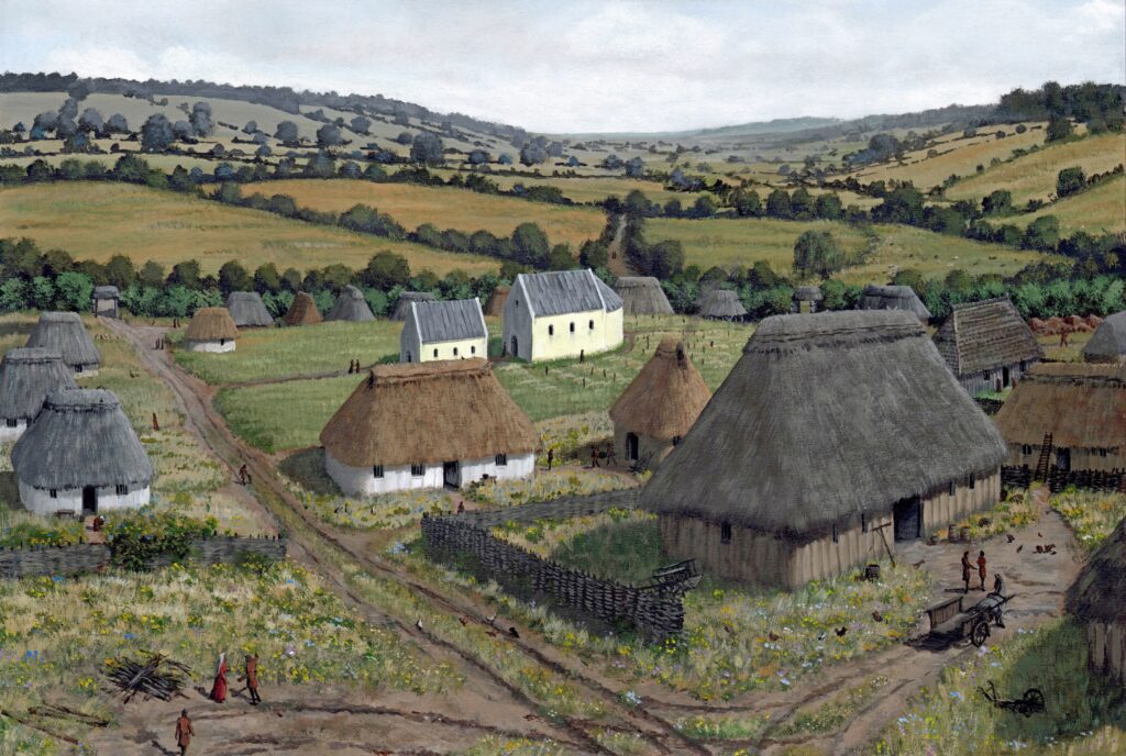 Archaeological reconstruction of Lyminge Monastery