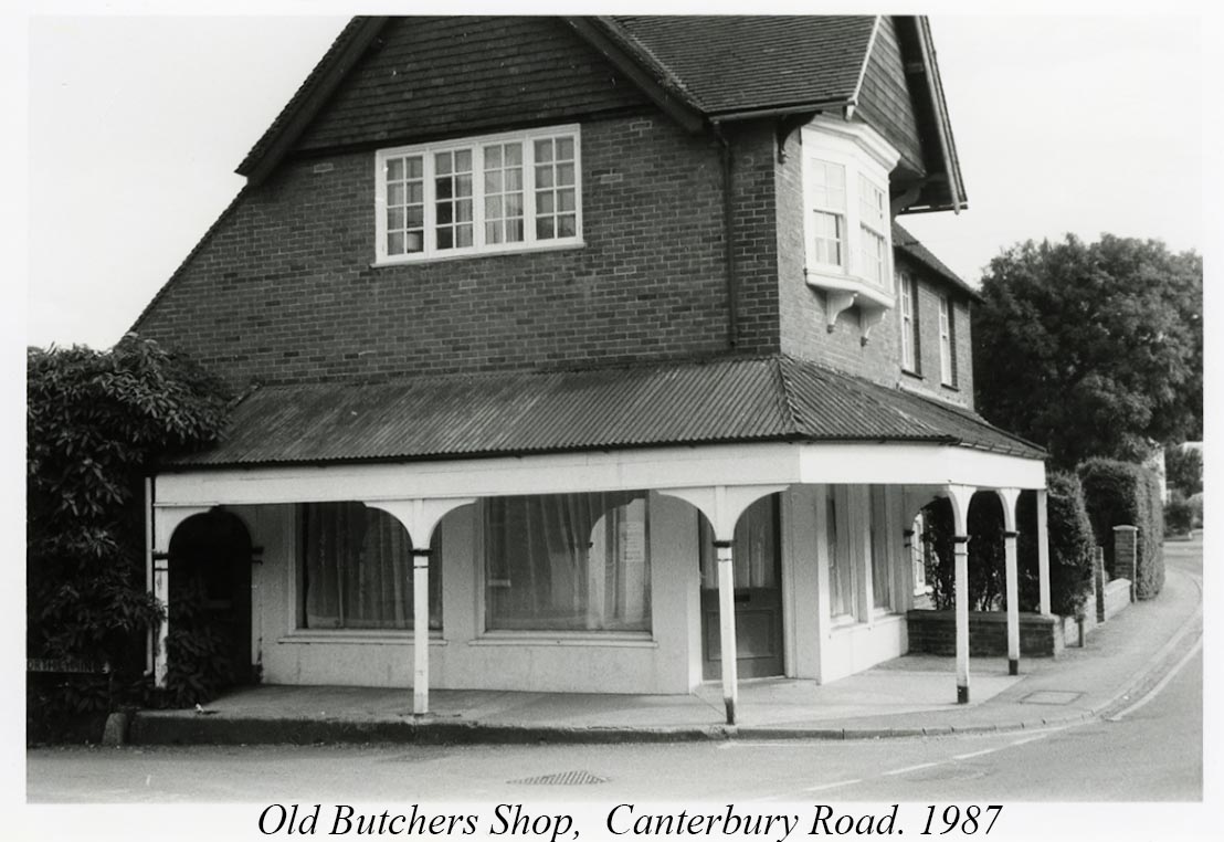 Old Butchers Shop 1987, Canterbury Roa